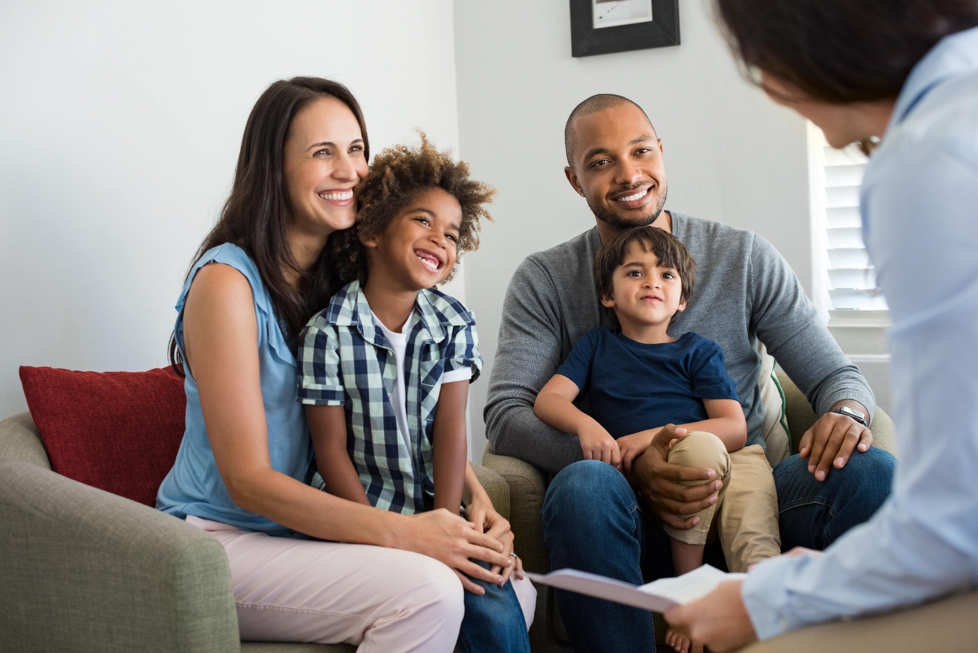 A young family in counseling