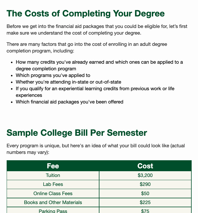 degree completion financing guide sneak peek